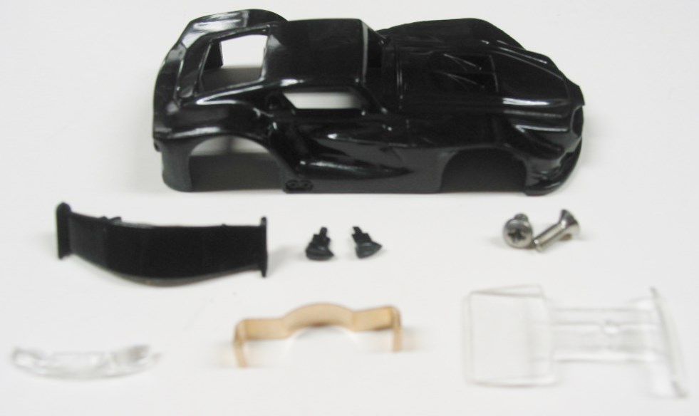 White JAG Hobbies Augoran HO Scale Slot Car Body Kit for the TR-3 Chassis 